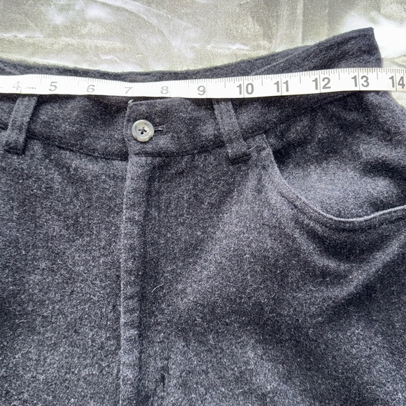 Vintage Lauren Ralph Lauren Wool Trousers Classic 5 Pocket Charcoal Gray Y2K - Picture 8 of 15